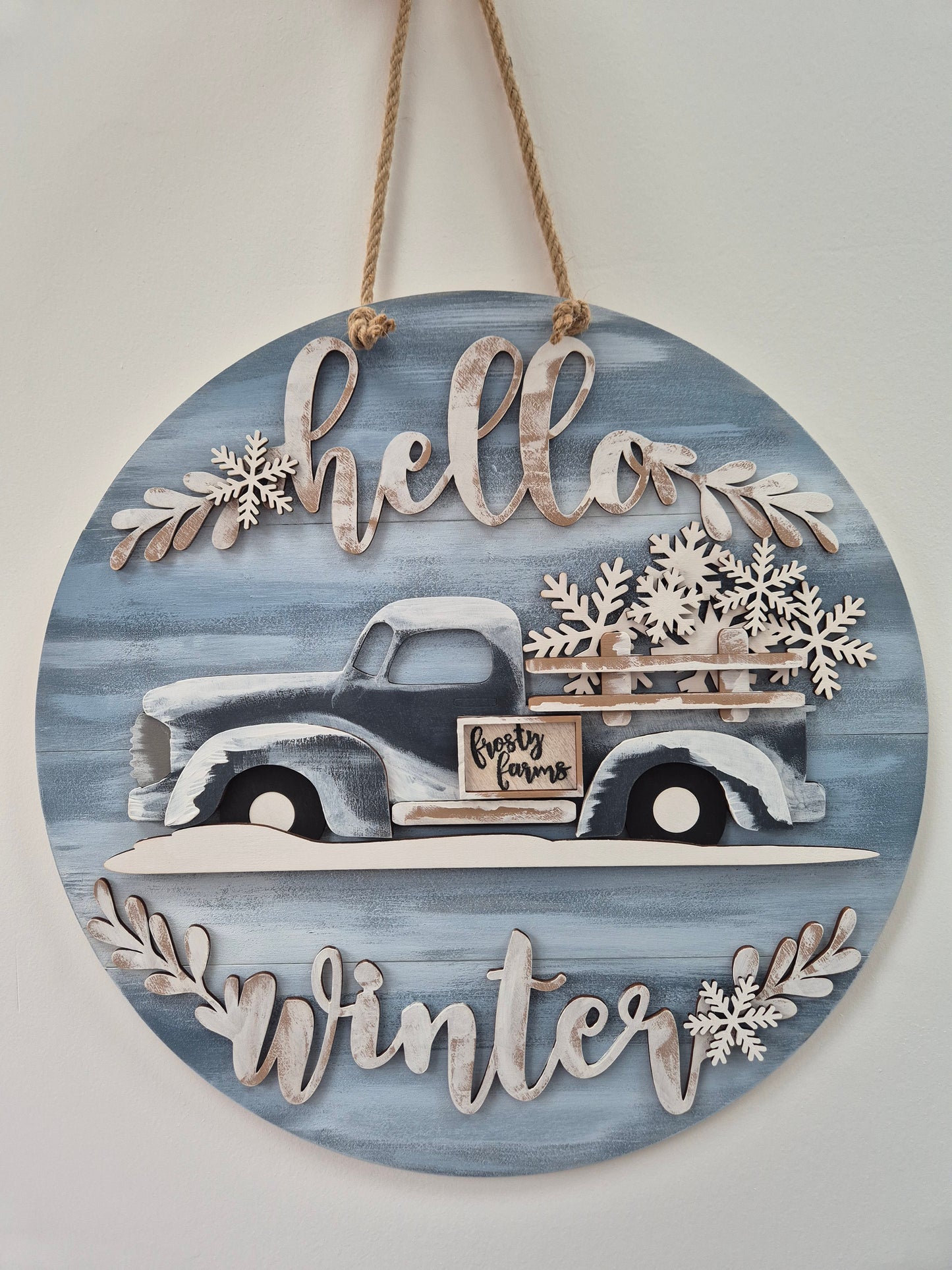 Paint and Sip Party - Christmas Truck Wreath (Red or Blue) - November 30th 2025 1pm-4pm
