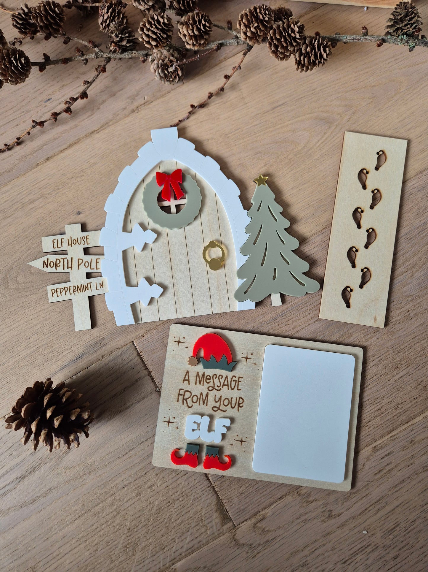 Christmas Personalised Elf Message Board