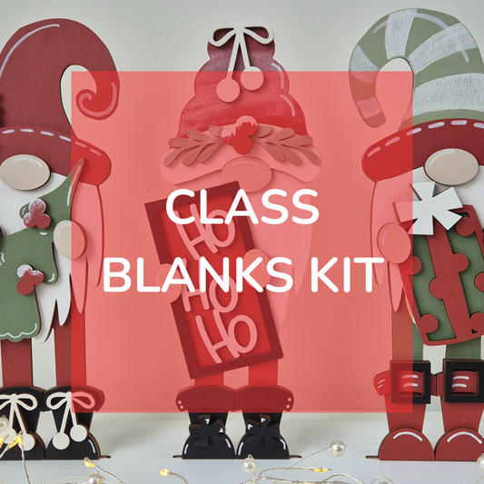 Ho Ho Ho Gnomes Shelf Sitter Blanks Kit