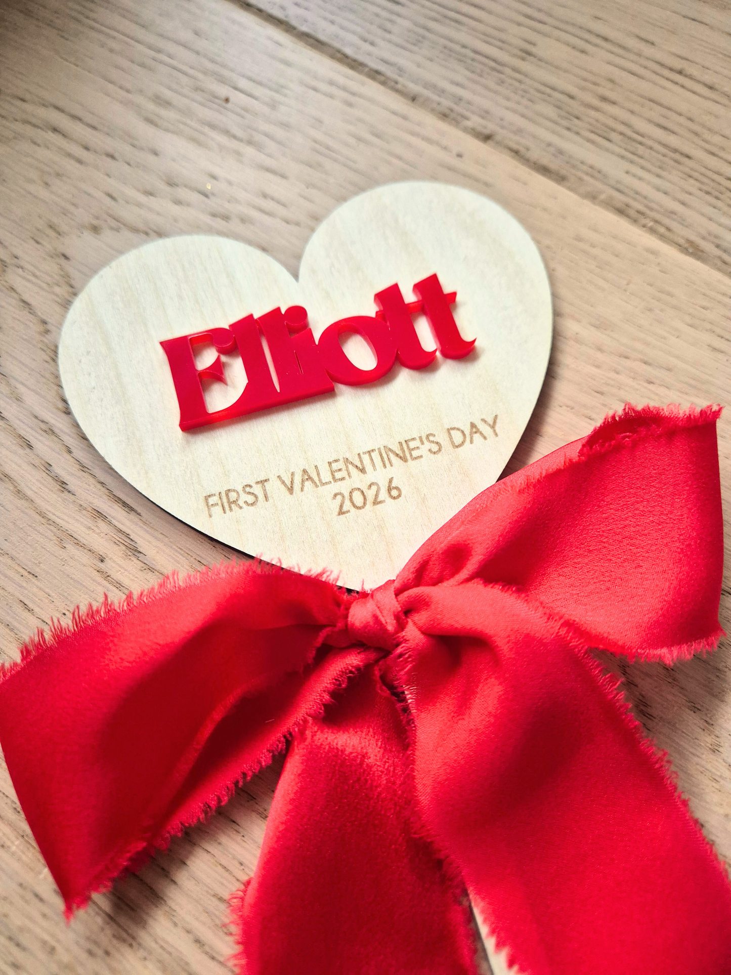 Valentine's Heart Shaped Wand - Personalised Photo Prop