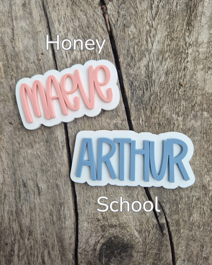 School Bag Mini First and Last Day of School Sign - Personalised Backpack Theme Photo Prop