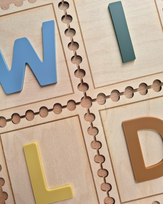 Postage Stamp Individual Monogram Signs - Wooden and Acrylic Decor