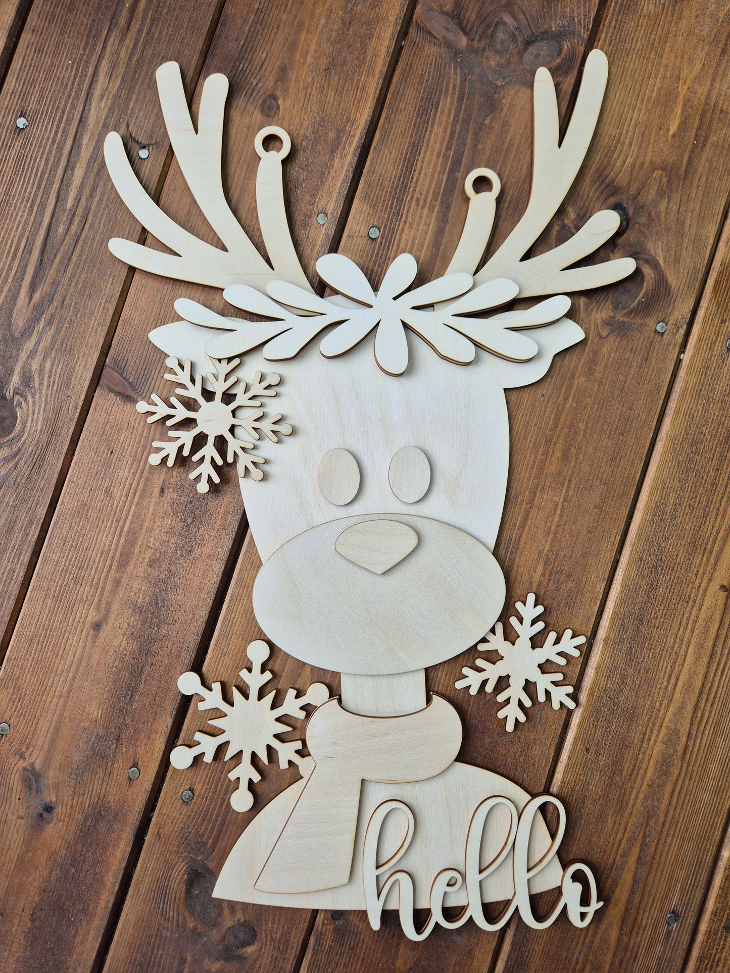 Christmas Reindeer Door Hanger - November 30th 2025 10am-12.30pm