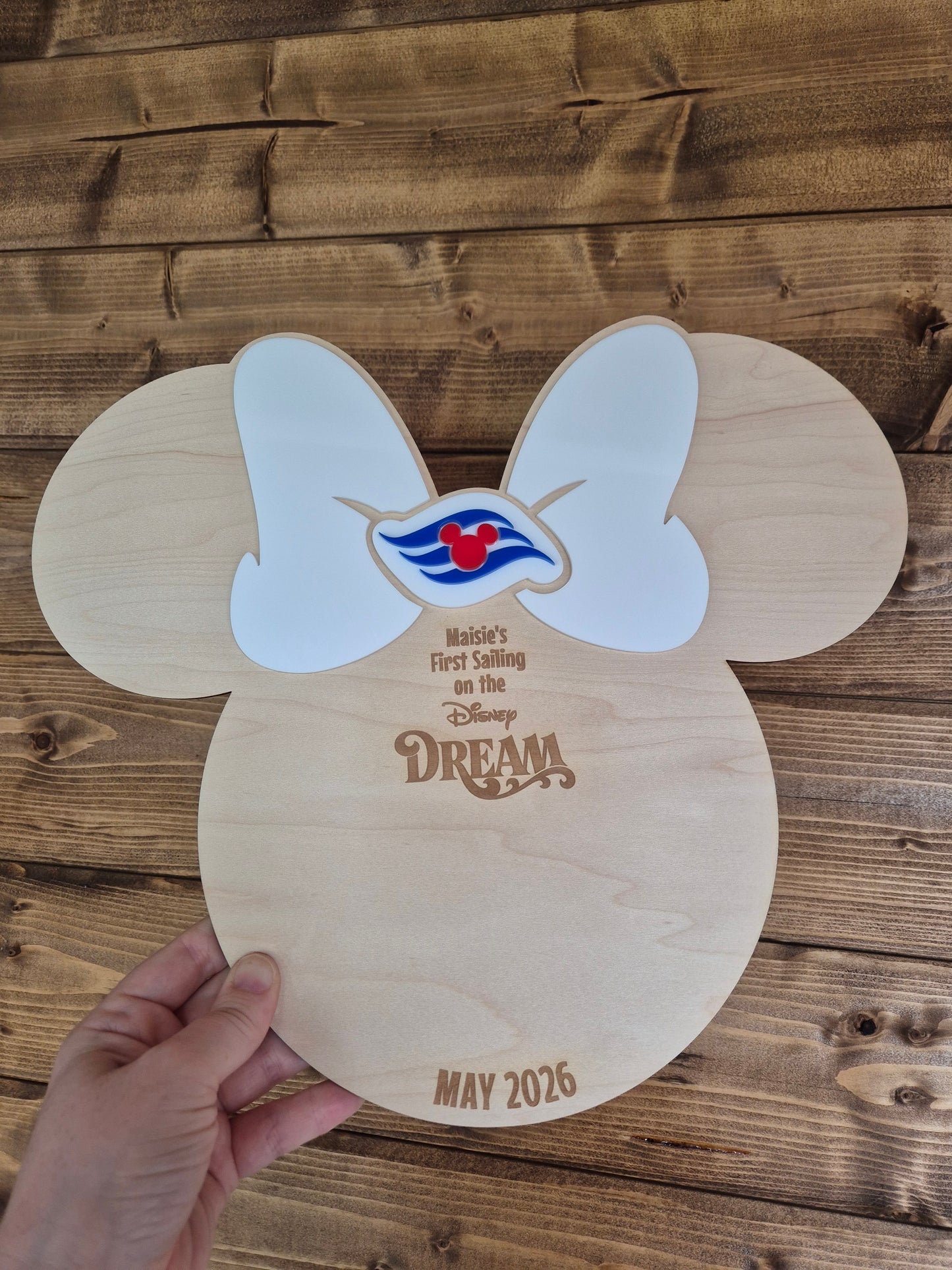 Personalised Disney Cruise Autograph Board