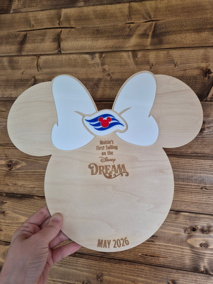 Personalised Disney Cruise Autograph Board