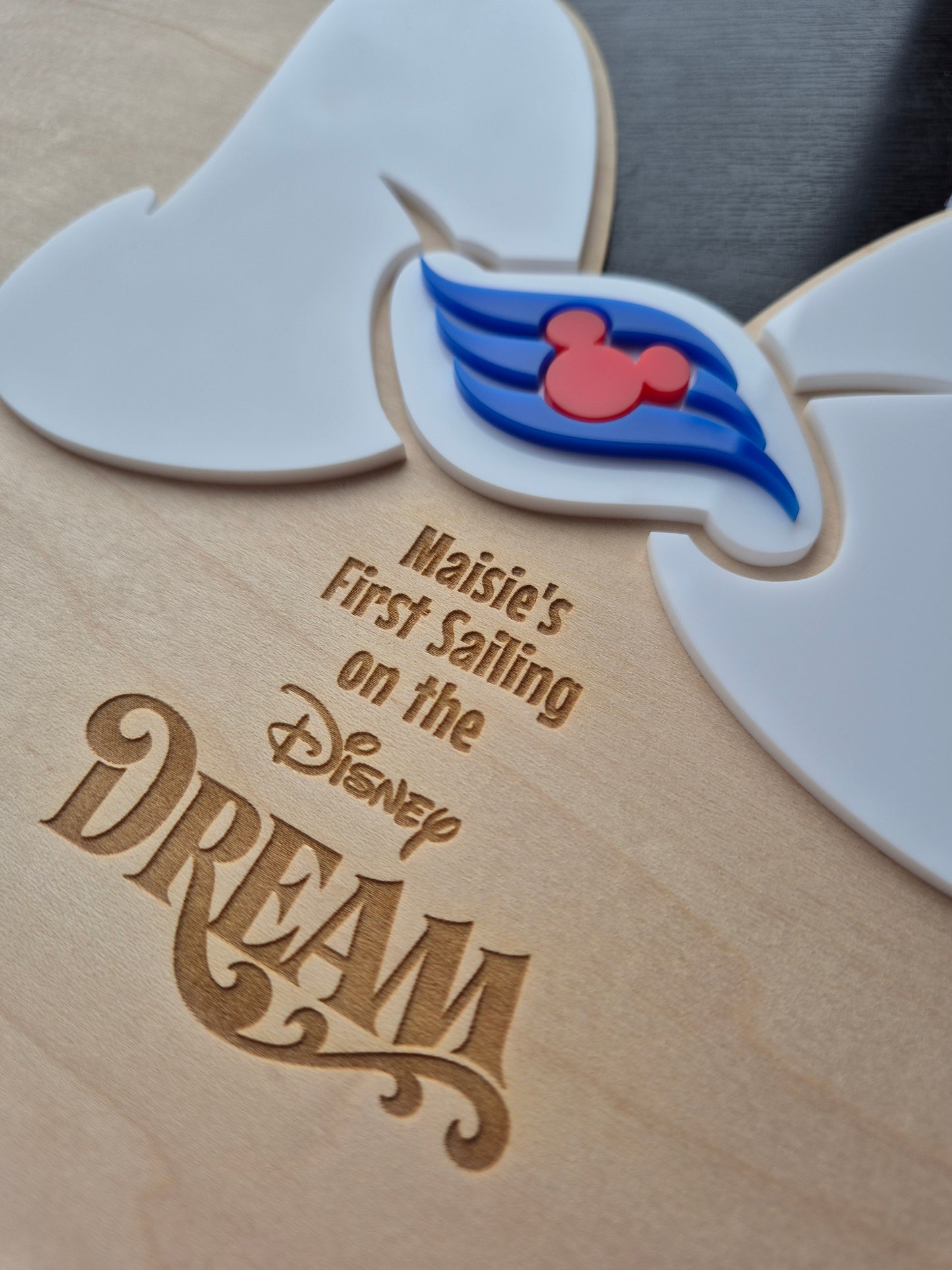 Personalised Disney Cruise Autograph Board