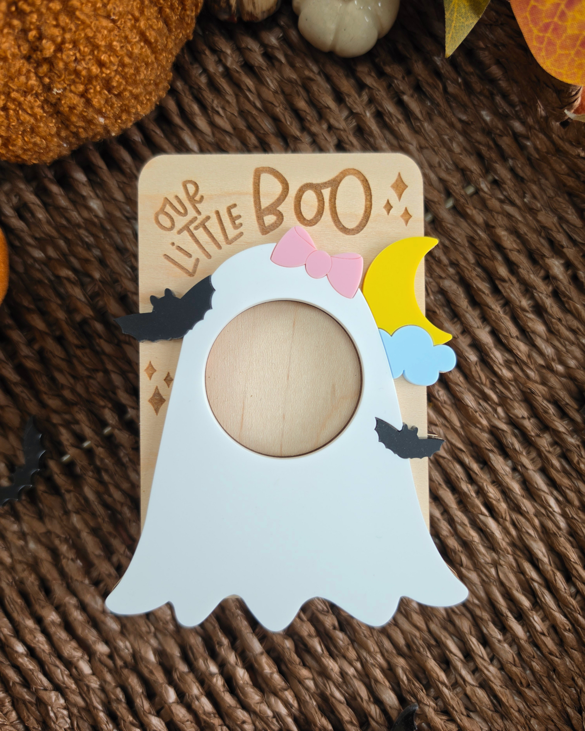 Our Little Boo Photo Frame - Seasonal Gift Fridge Magnet