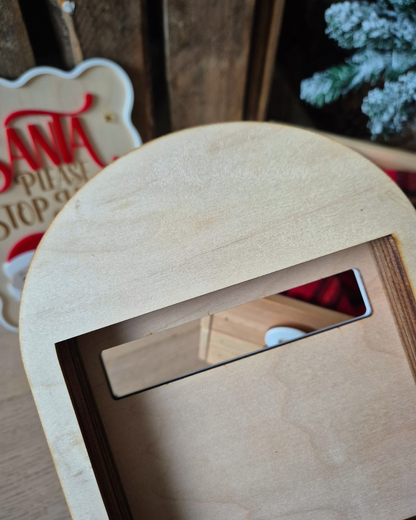 Santa Mail Box - Personalised Wooden and Acrylic Christmas Decoration