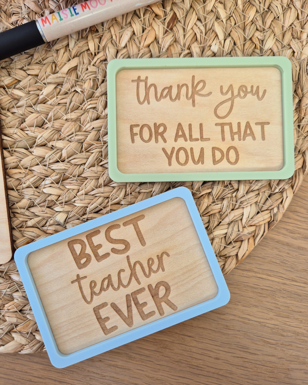 Teacher Gift Card Holders - Colourful End of Term Customised Gift