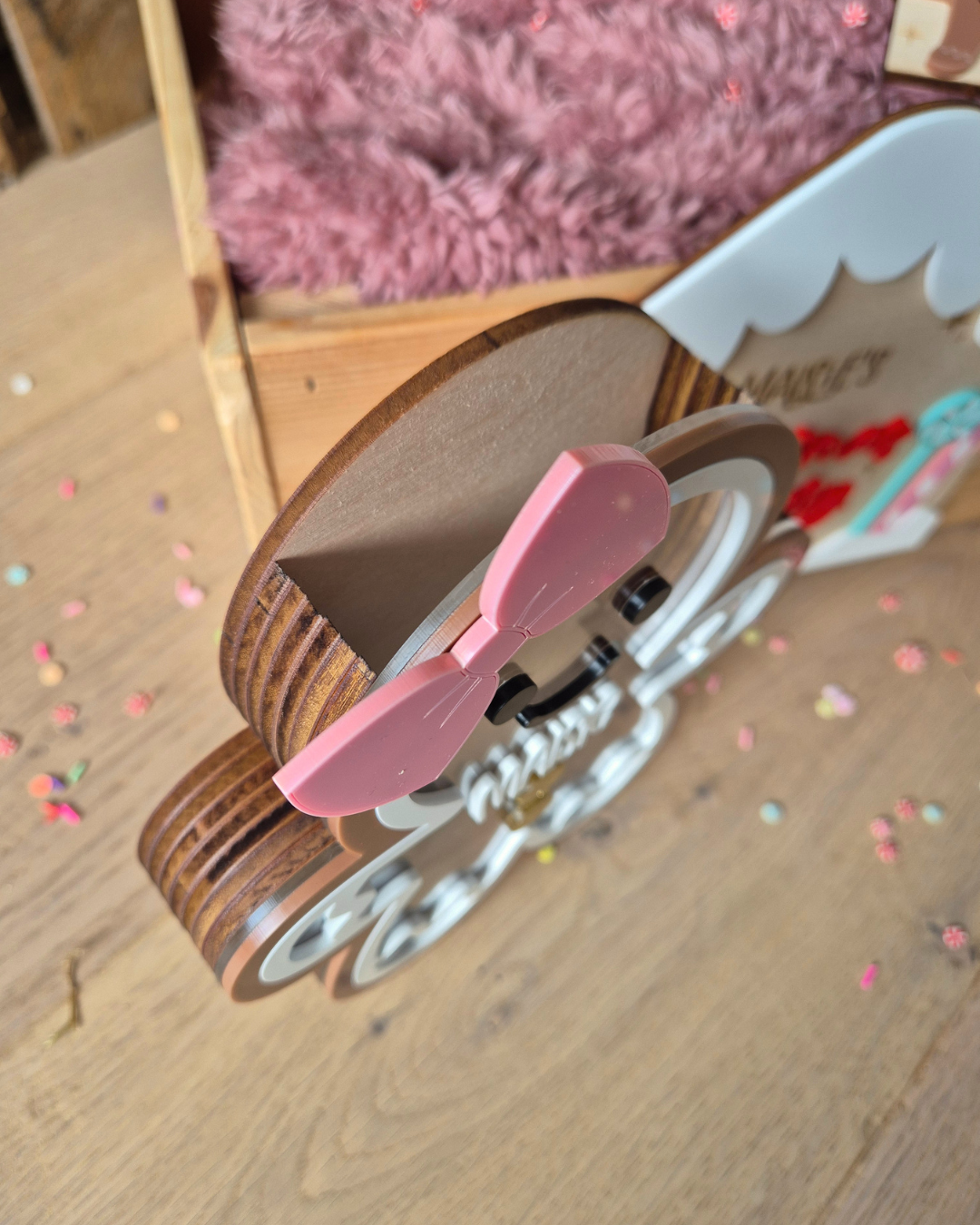 Personalised Gingerbread Christmas Chocolate Box - Seasonal Crate Box Filler