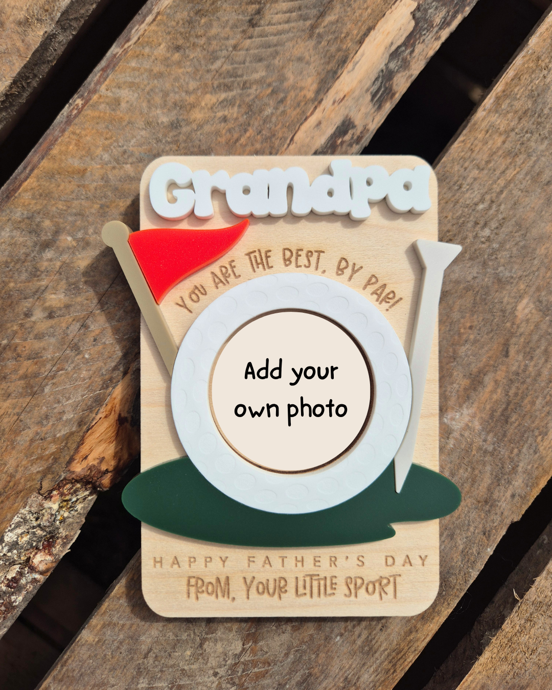Golf 'You're The Best, By Par' Photo Magnet - Father's Day Gift