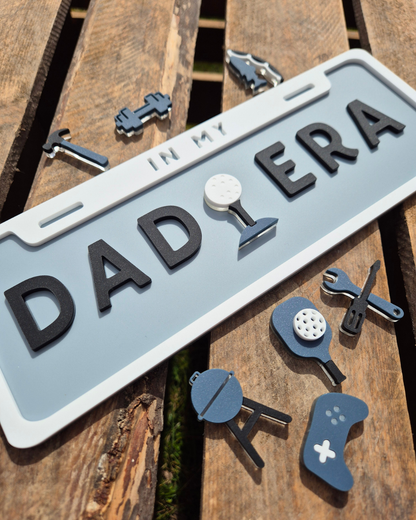 In My Dad Era License Plate - Customised Acrylic Father's Day Gift