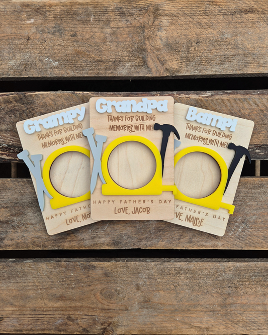 Tools Photo Magnet - Personalised Father's Day Gift