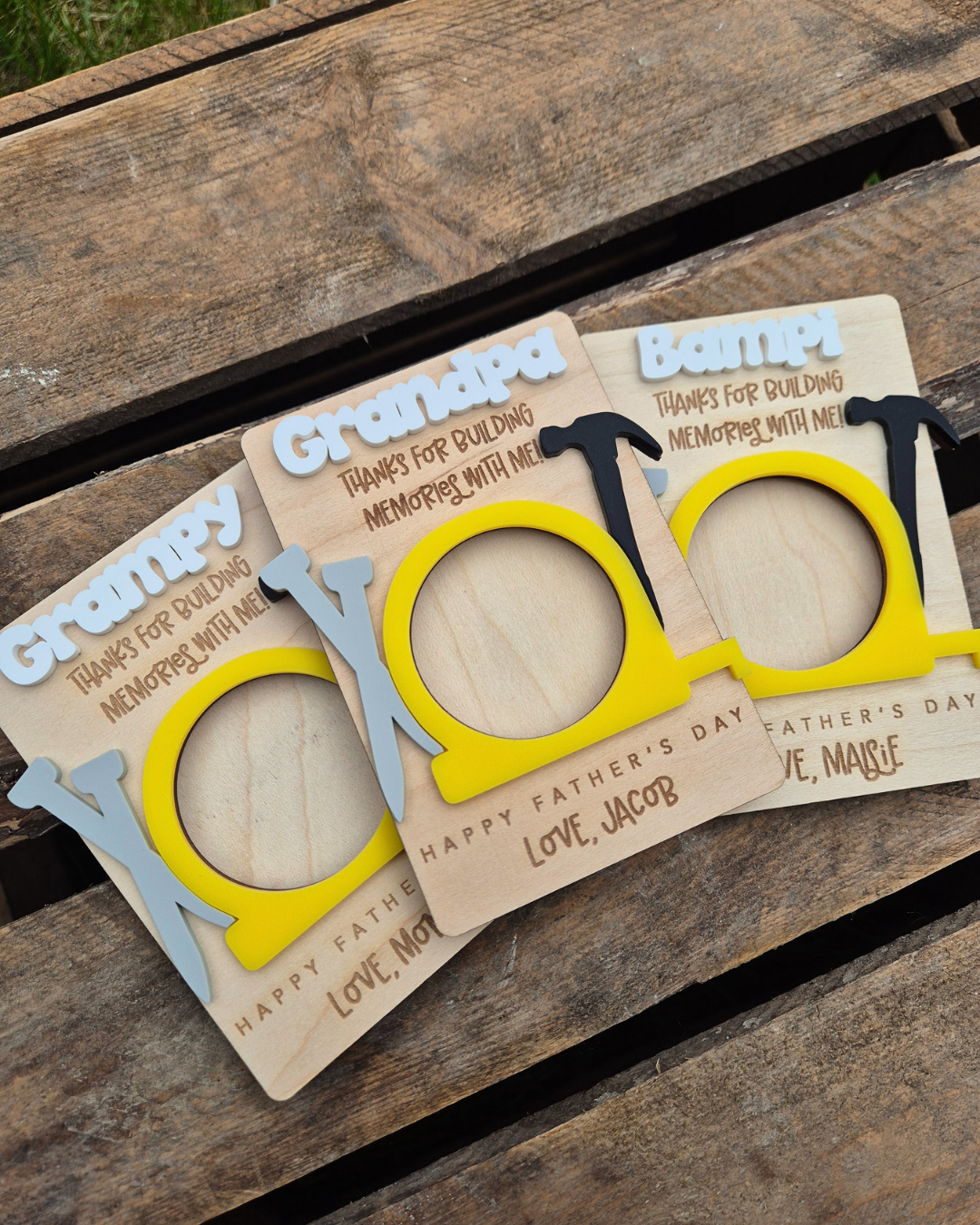 Tools Photo Magnet - Personalised Father's Day Gift