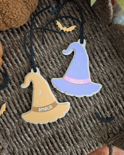 Witches Hat Boo Basket Name Tag