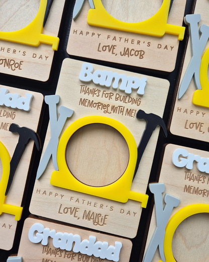 Tools Photo Magnet - Personalised Father's Day Gift