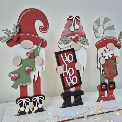 Ho Ho Ho Gnomes Shelf Sitter Blanks Kit