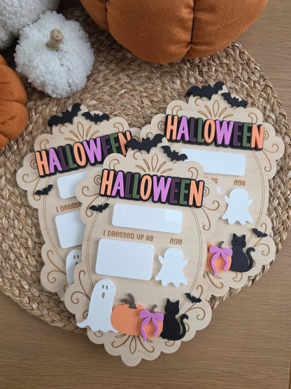 Heirloom Frame Halloween Costume Mini Board - Dry-Erase Memory Board