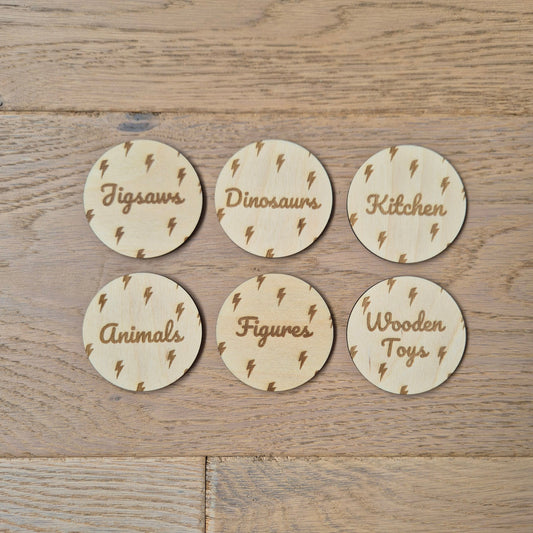 Storage Labels - Retro Bolts