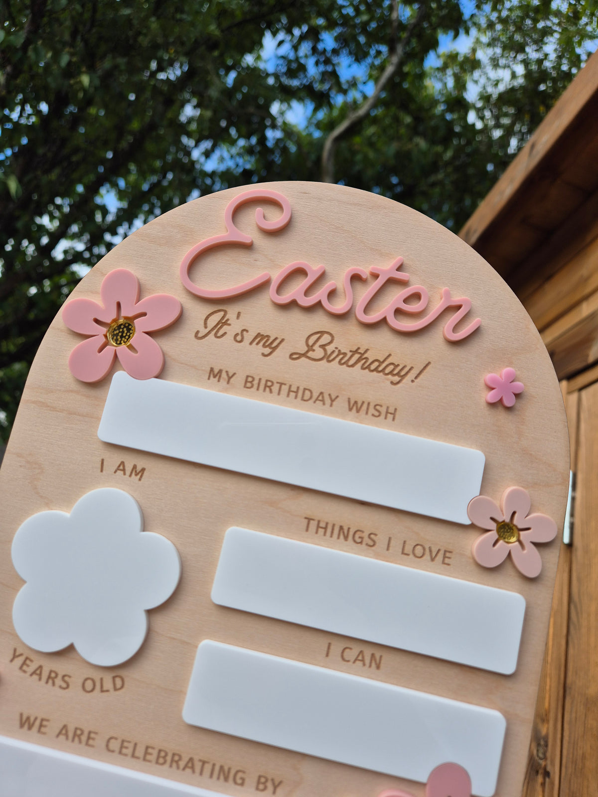 Floral Birthday Board
