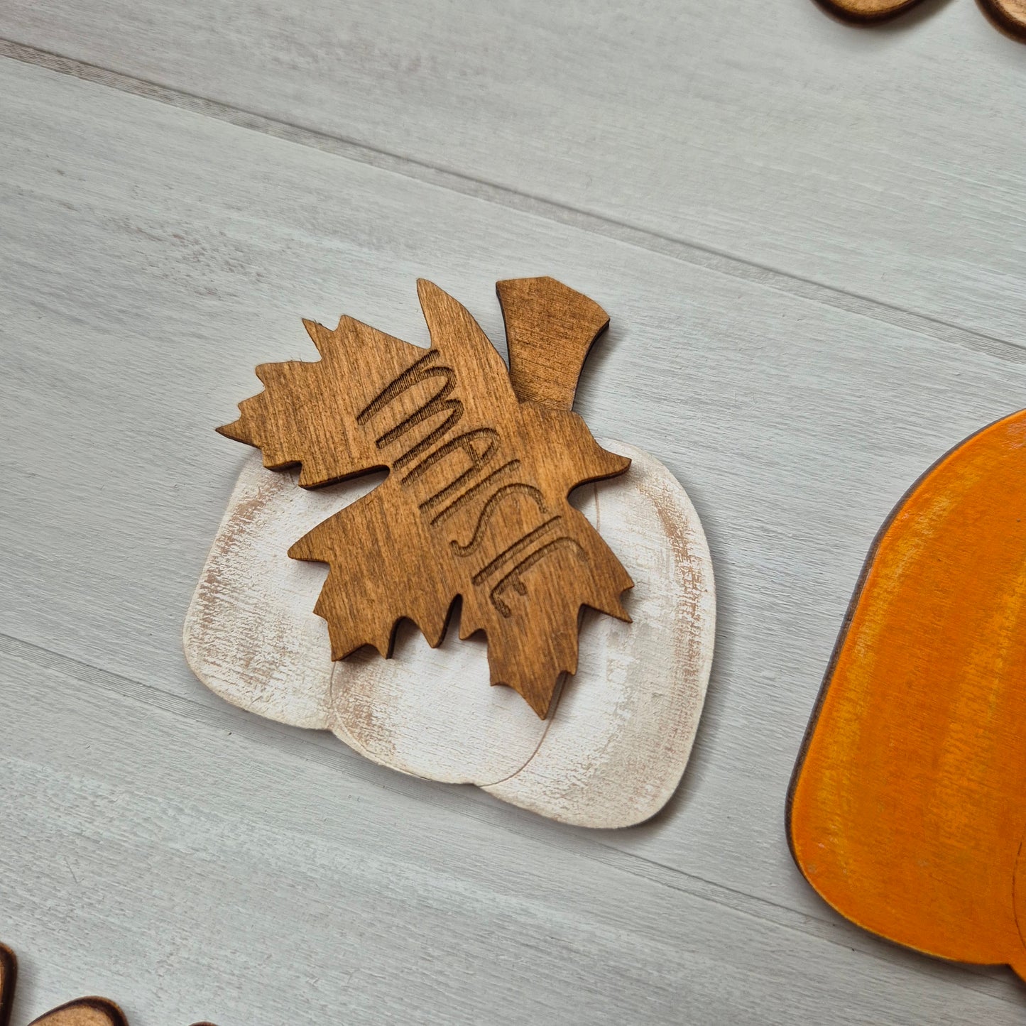 'Welcome to our Pumpkin Patch' Personalised Sign | Large Rustic Wooden Family Wall Art