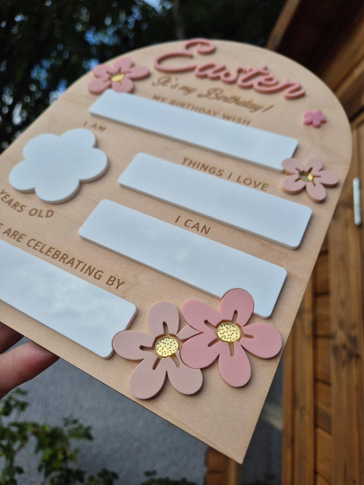 Floral Birthday Board