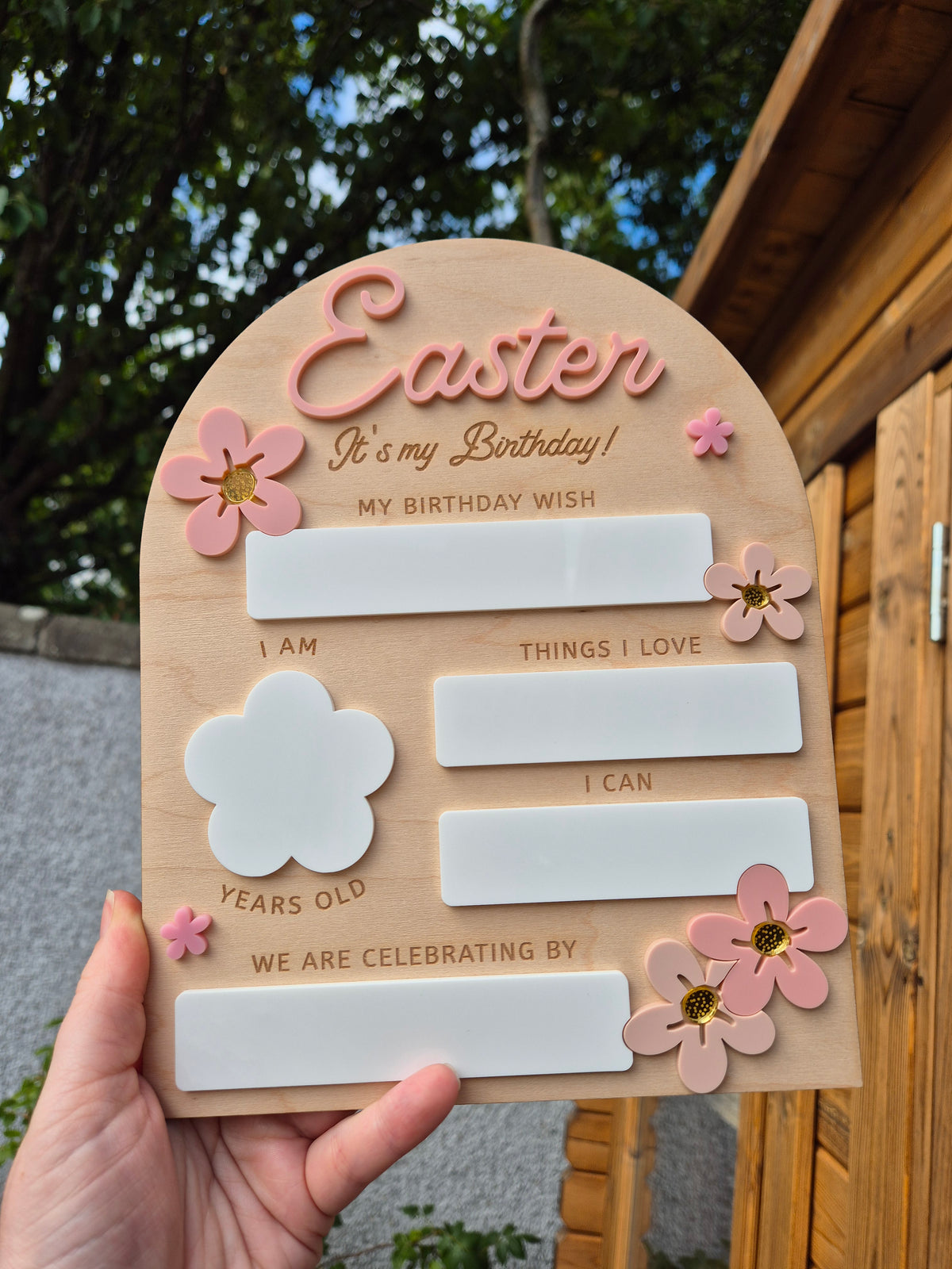 Floral Birthday Board