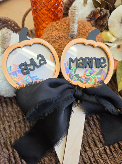 Pumpkin and Franky Shaker Wands - Boo Basket Filler