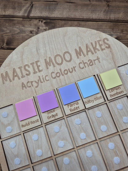 Personalised Pastel Rainbow Back to School Board - Reusable Wooden and Acrylic Sign
