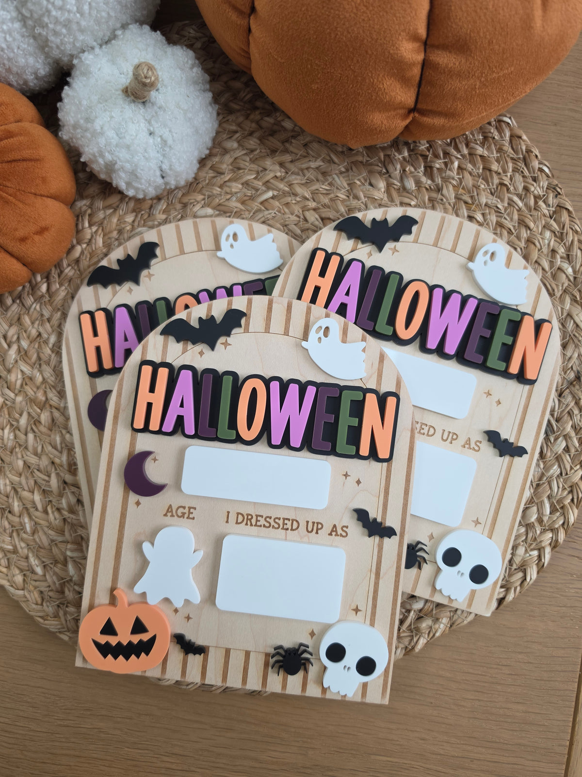 Spooky Wallpaper Halloween Costume Mini Board - Dry-Erase Memory Board