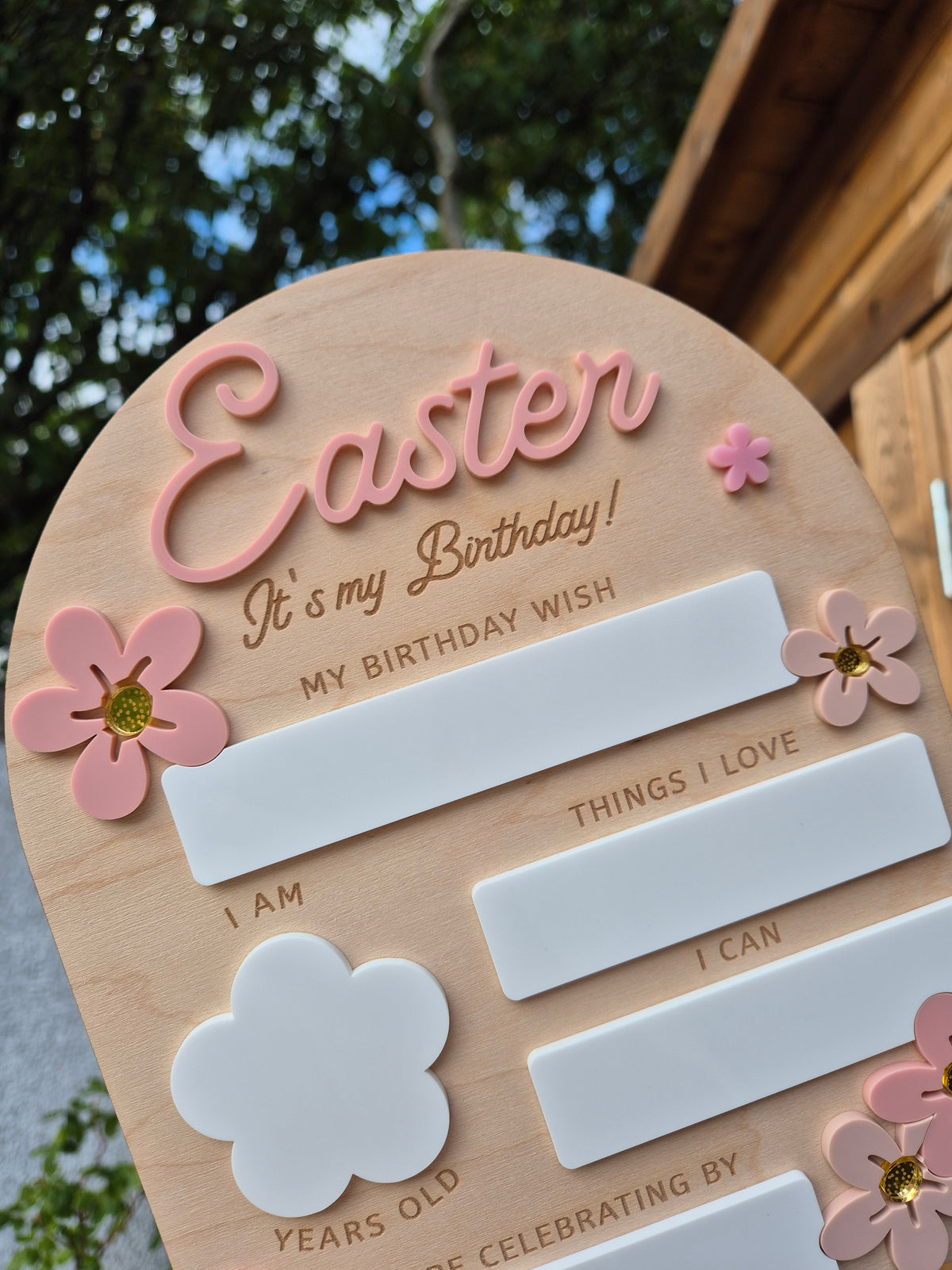 Floral Birthday Board