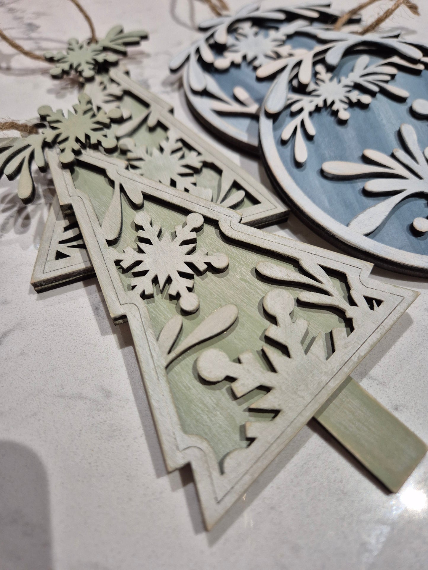 Paint and Sip Party - Snowflake Tree Ornaments - November 28th 2025 6pm-8pm